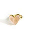 Hellie Luxe 18k Gold Plated Heart Ring