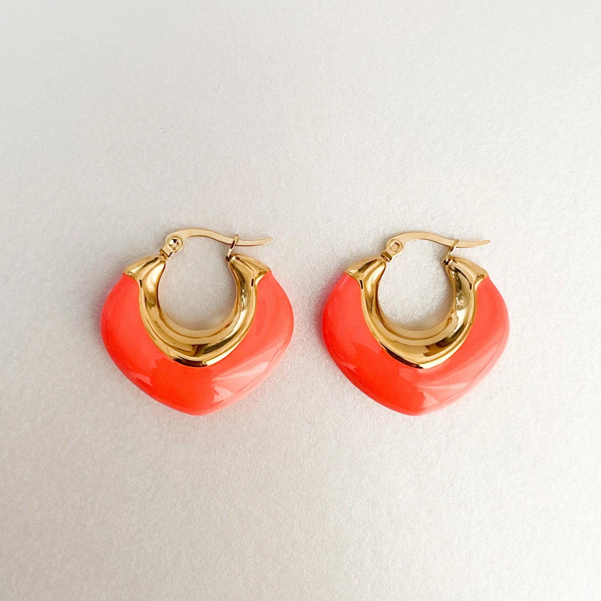 Lola 18K Gold Plated Hoops