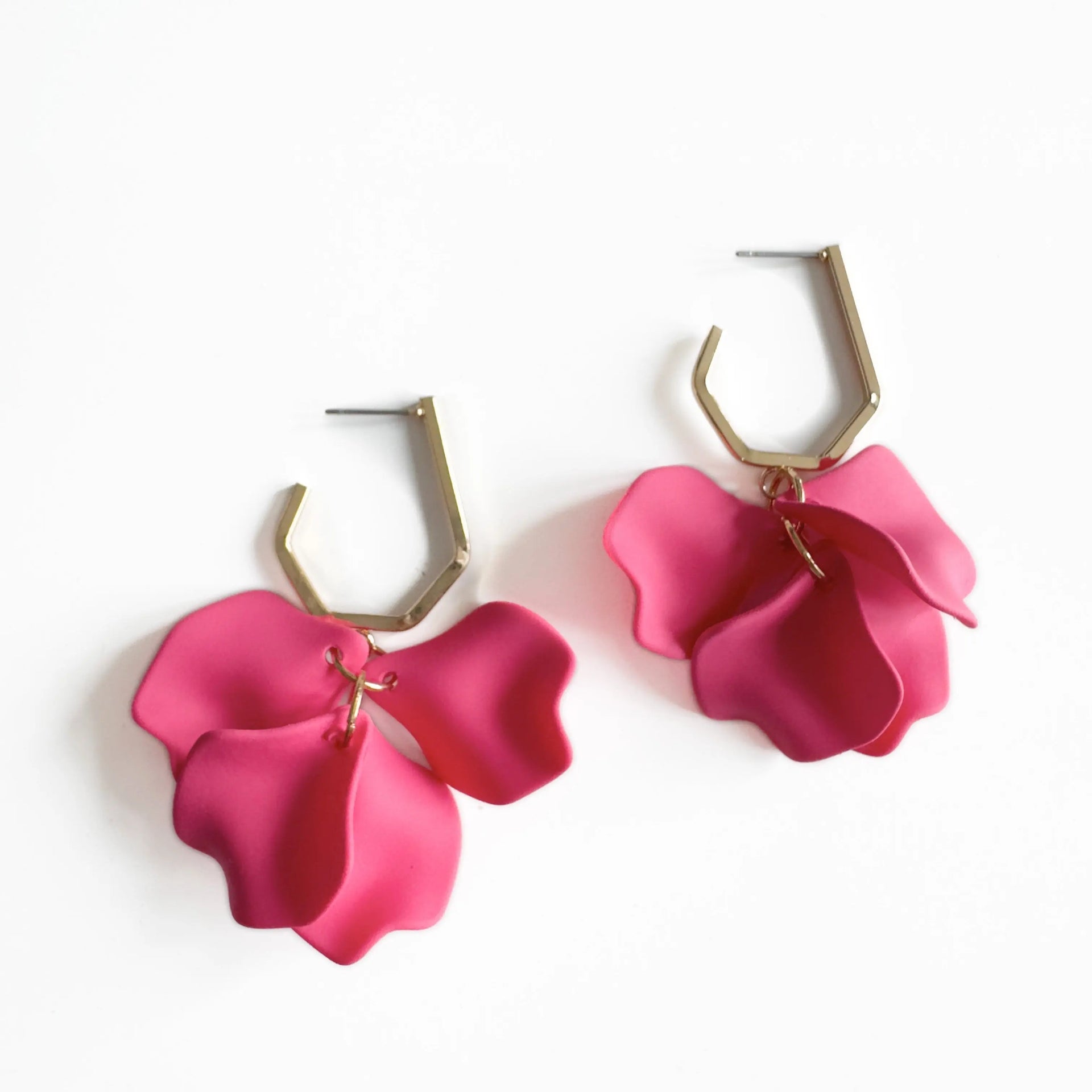 Juni Ceries Dangle Petal Earrings