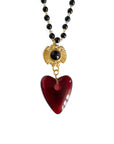 Scarlett Luxe 18k Gold Plated Baroque Heart Necklace