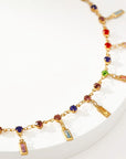 Issa Luxe 18k Gold Plated Jewelled Anklet