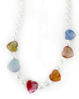 Tilly Boho Multi Coloured Heart Necklace