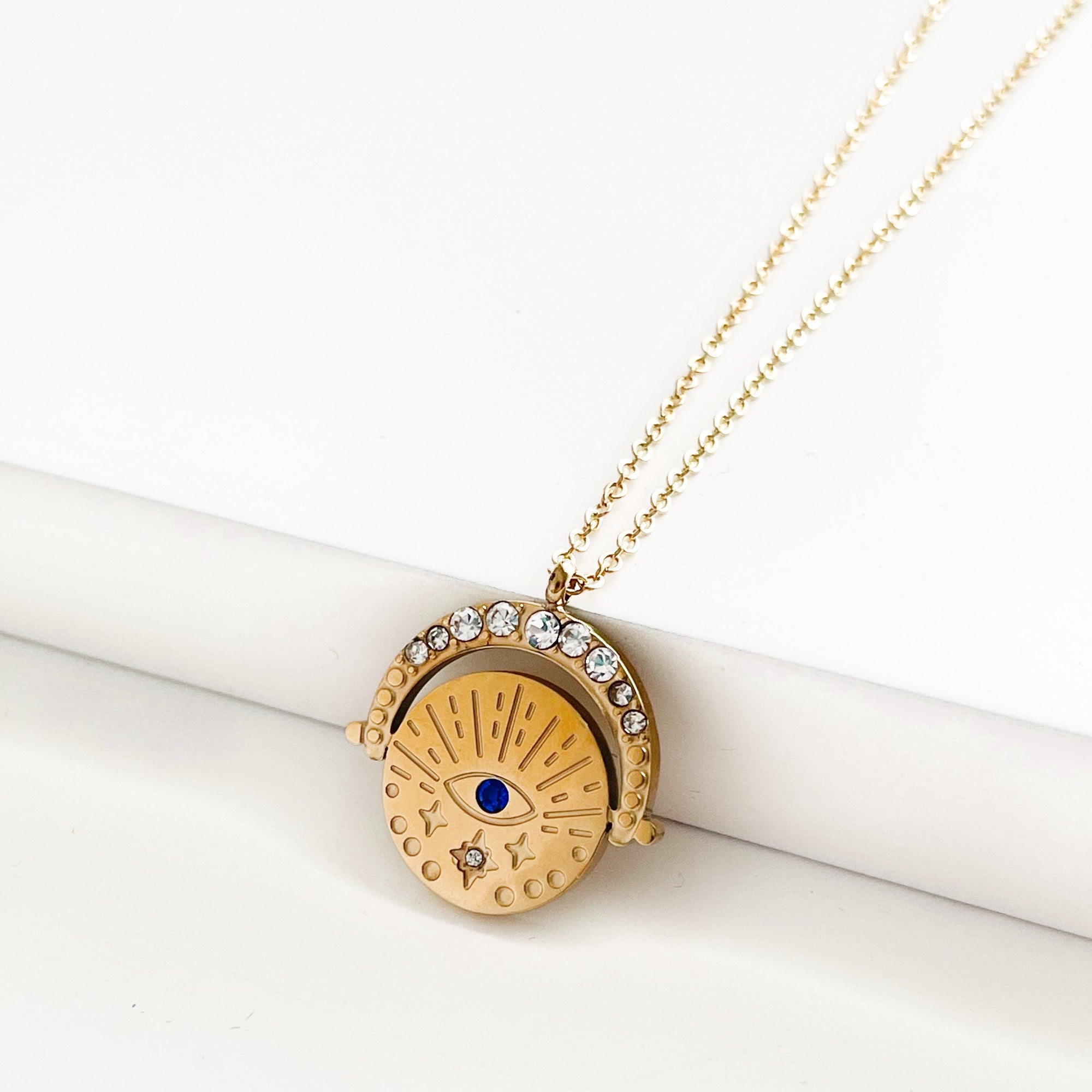 Evil Eye Gold Necklace