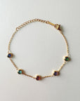 Alex Luxe 18k Gold Plated Jewelled Bracelet