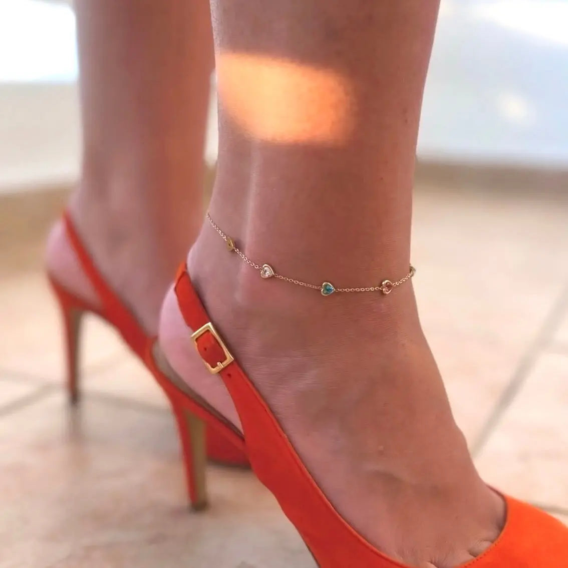 Gianella 18k Plated Anklet