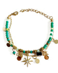 Gaia Boho Beaded Necklace & Bracelet Set