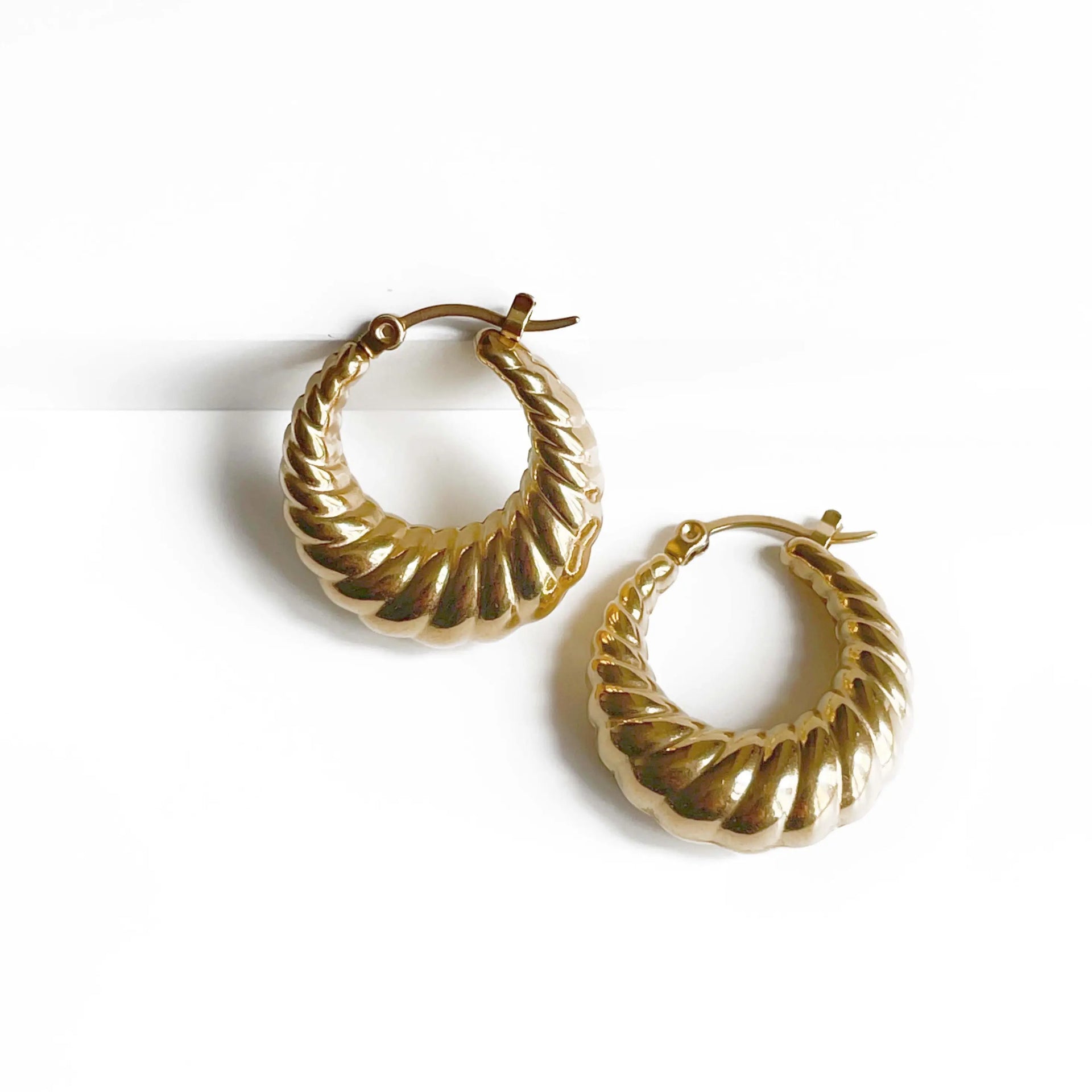 Diera 18k Plated Hoops