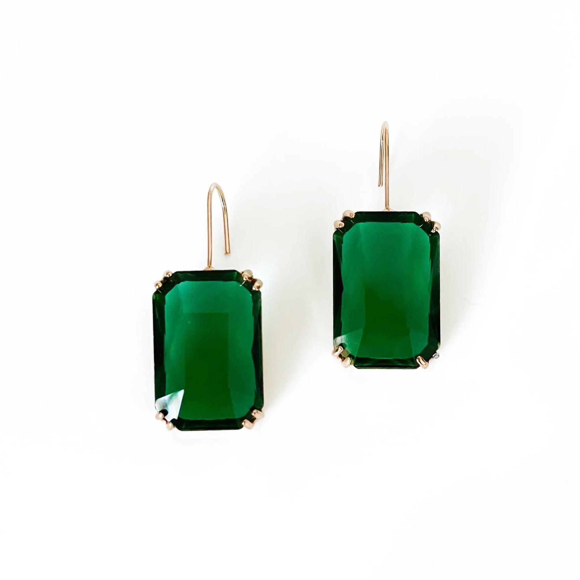 Zara Emerald Green Jewel Earrings