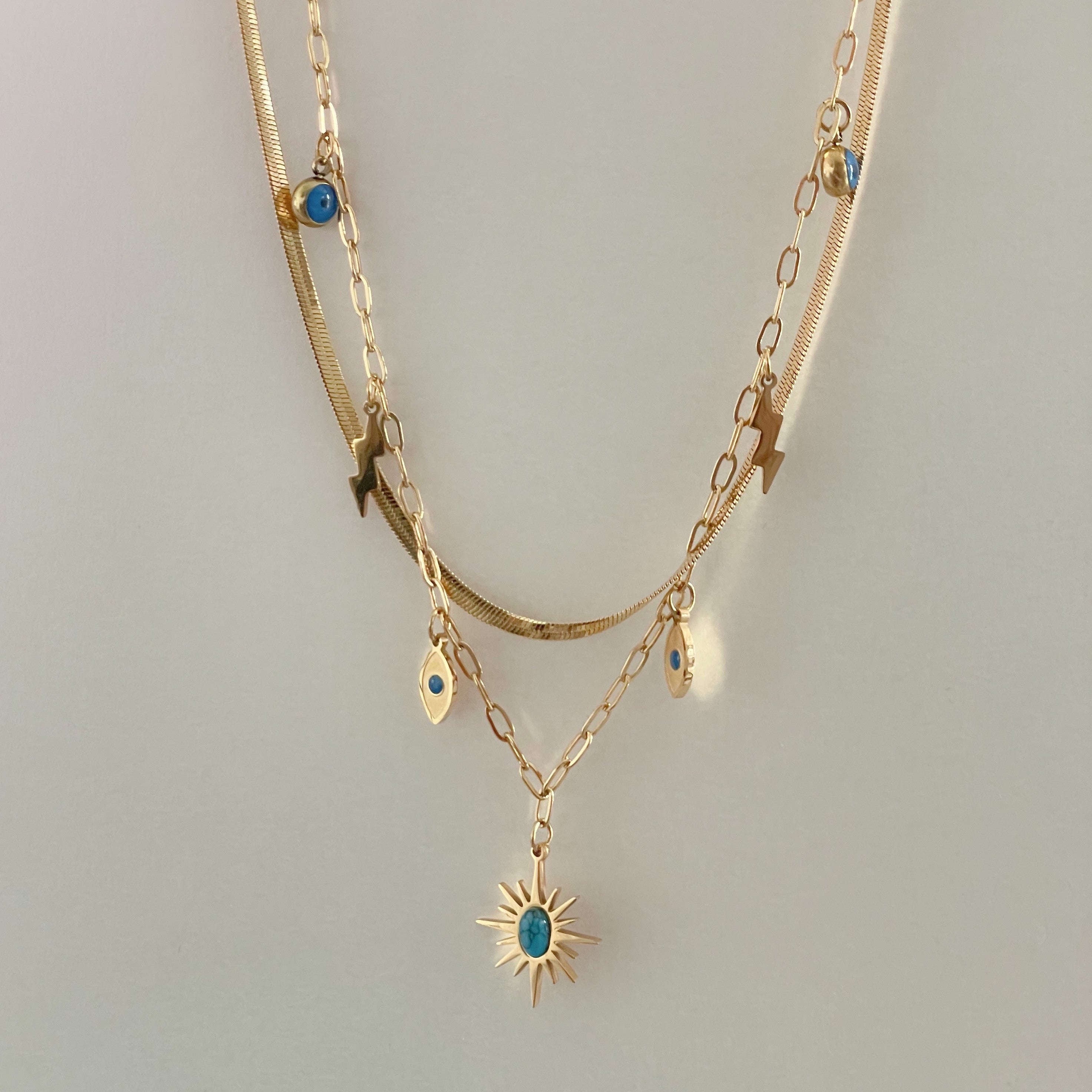 Cleopatra 18k Gold Plated Necklace
