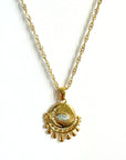 Layla Luxe 18k Gold Plated Evil Eye Necklace