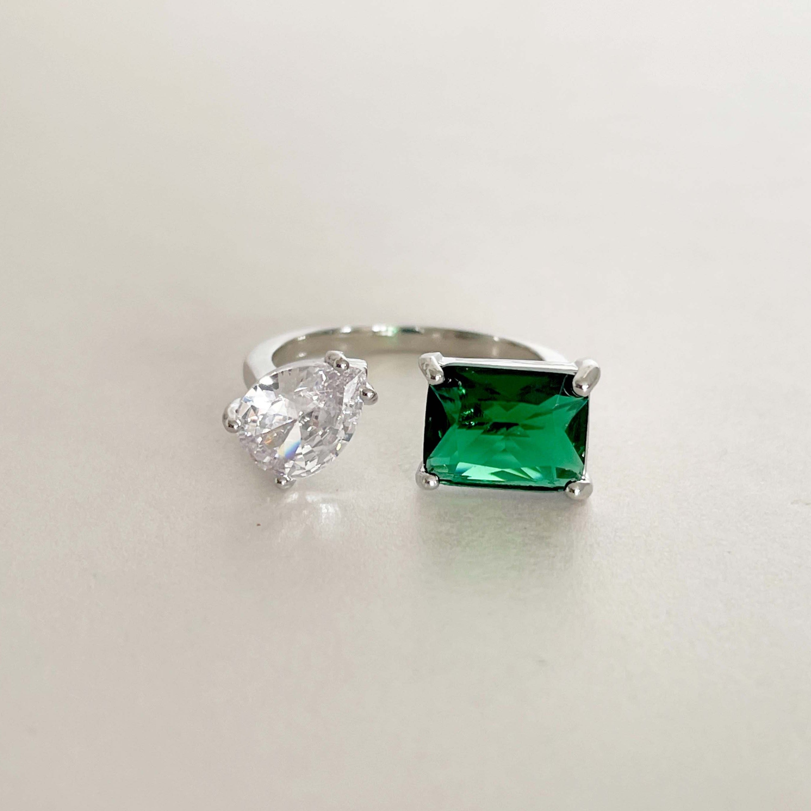 Melia Double Jewel Cocktail Ring