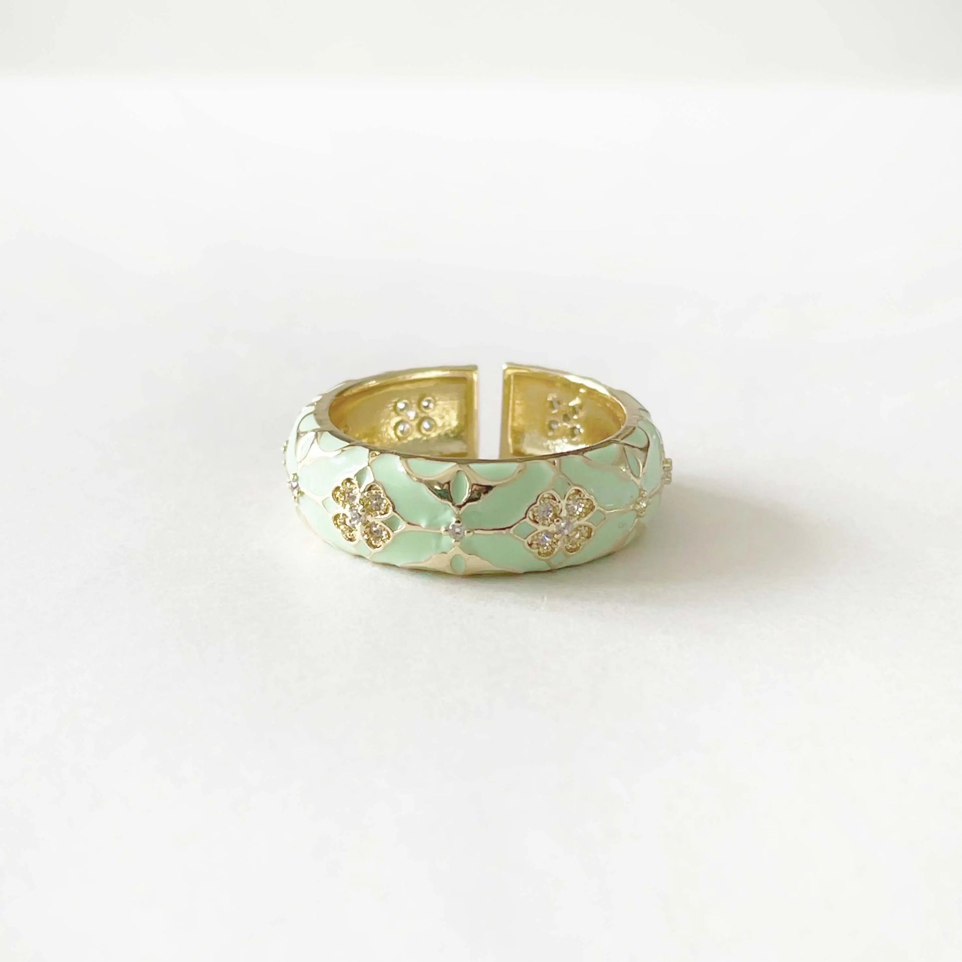 Cleo Jewelled Enamel Ring