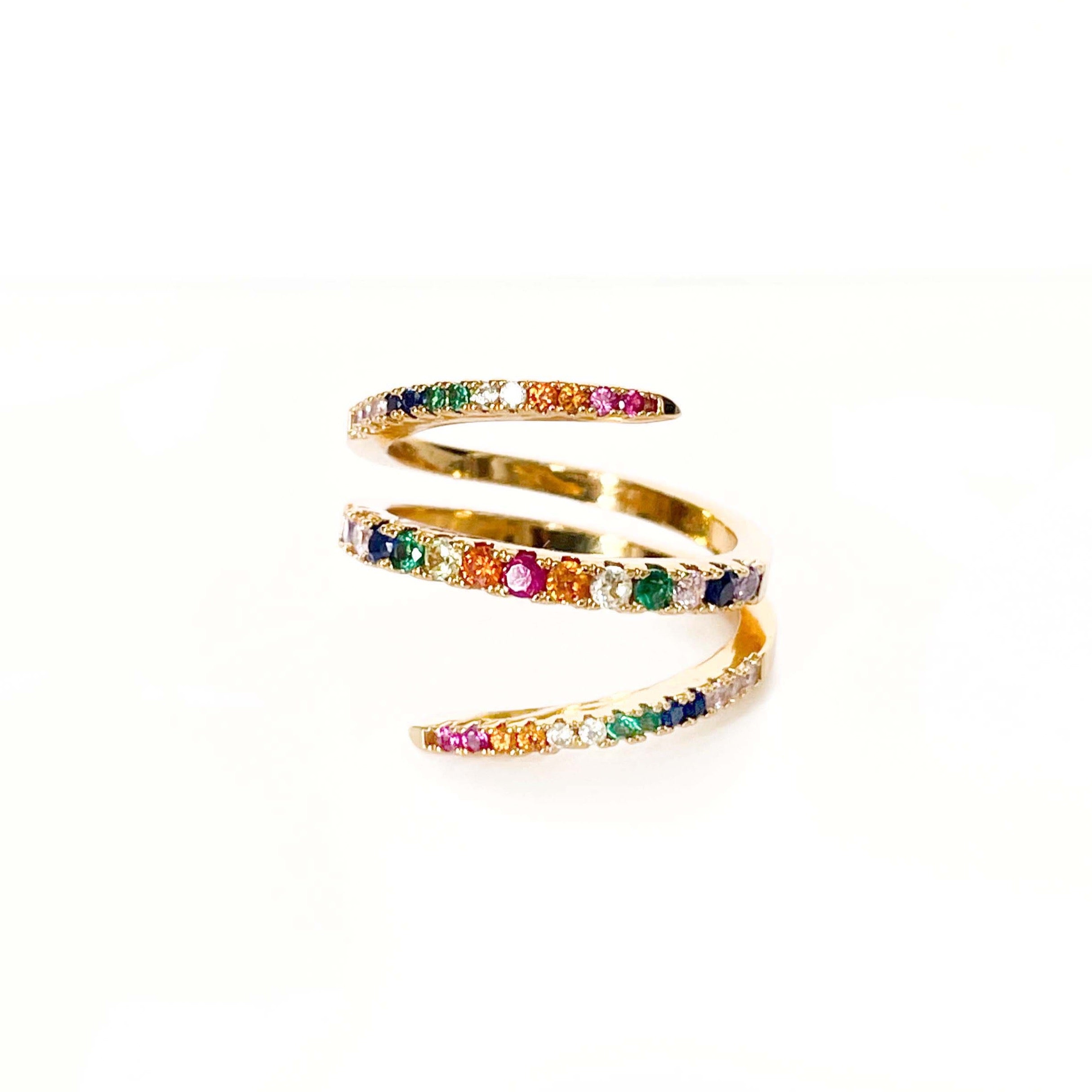 Jaya Jewelled Wrap Ring