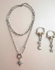 The Sahara Necklace and Hecate Earring Set