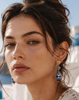 Santina Luxe 18k Gold Plated Mediterranean Statement Earrings