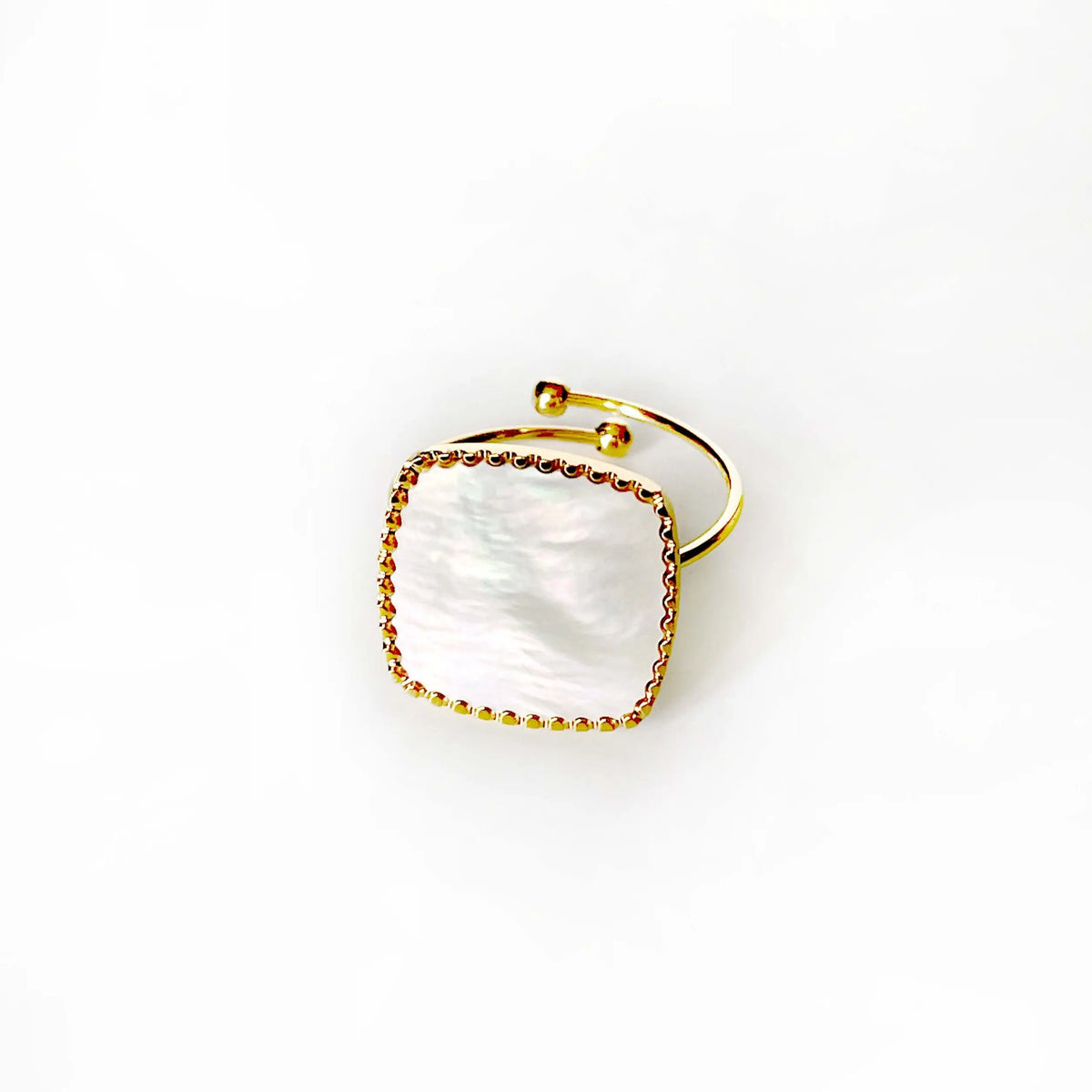 Paris 18k Plated Shell Ring