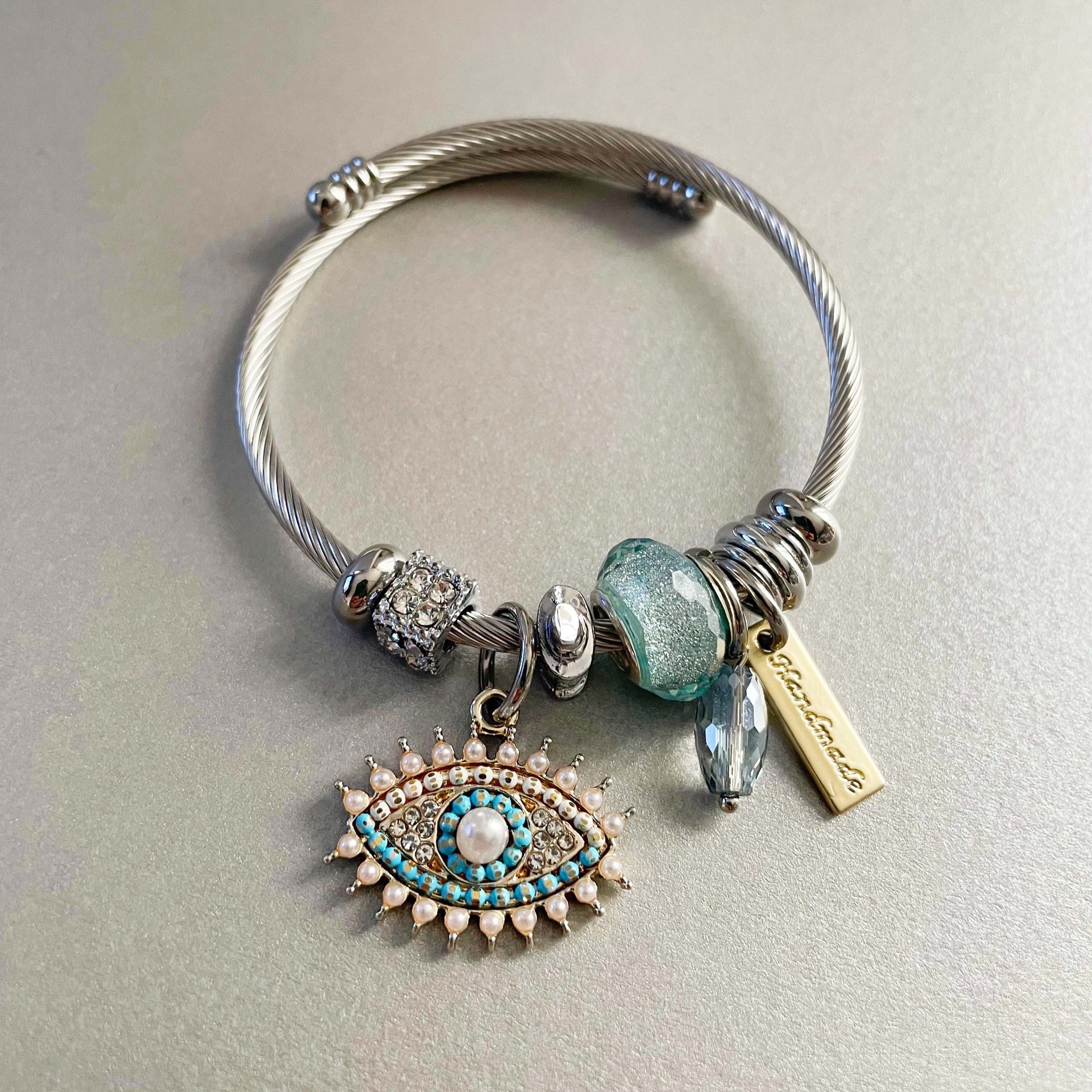 Aysha Evil Eye Charm Bracelet