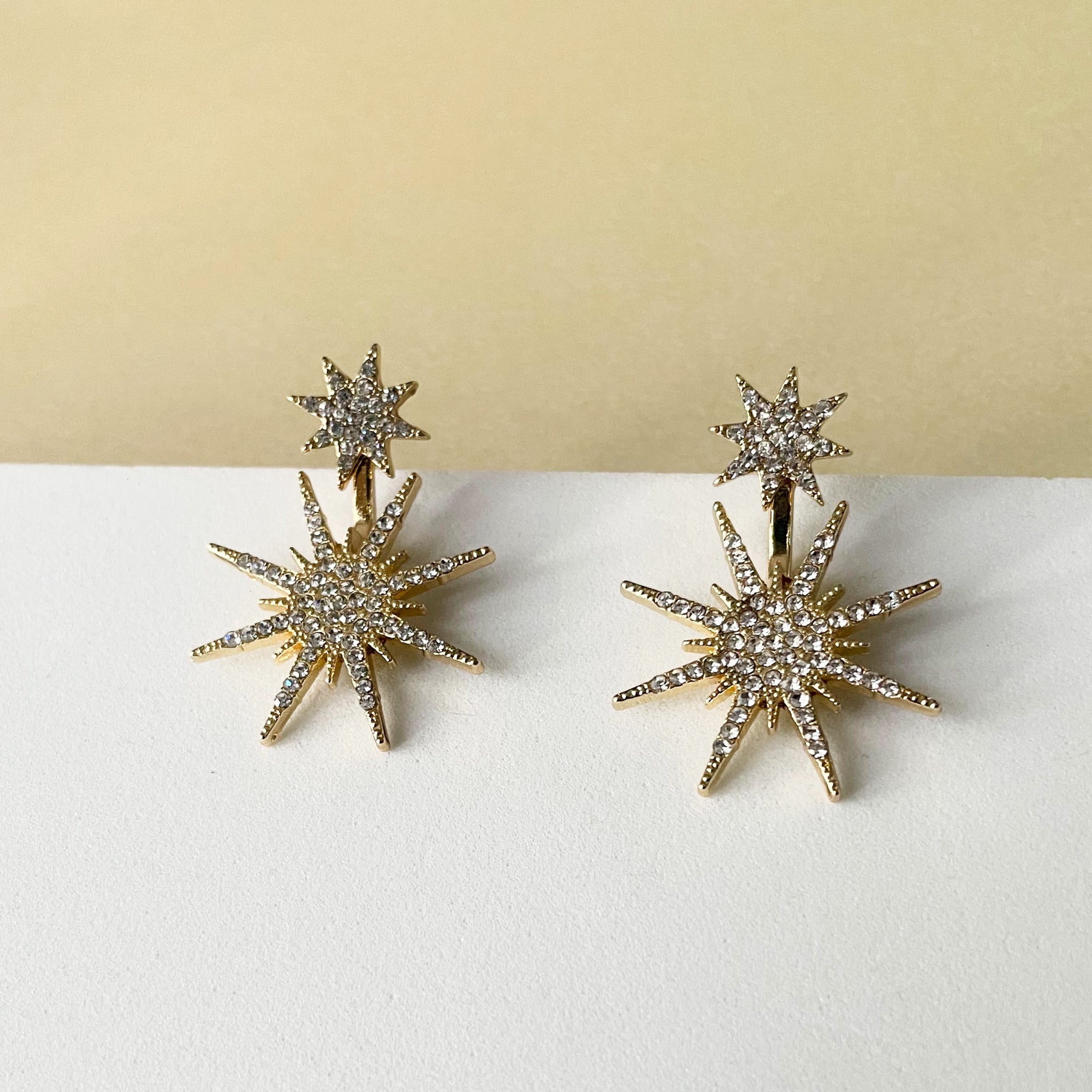 Aura Gold Starburst Earrings