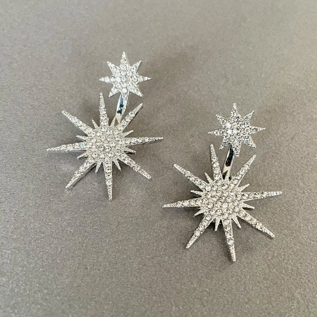 Aura Crystal Starburst Earrings