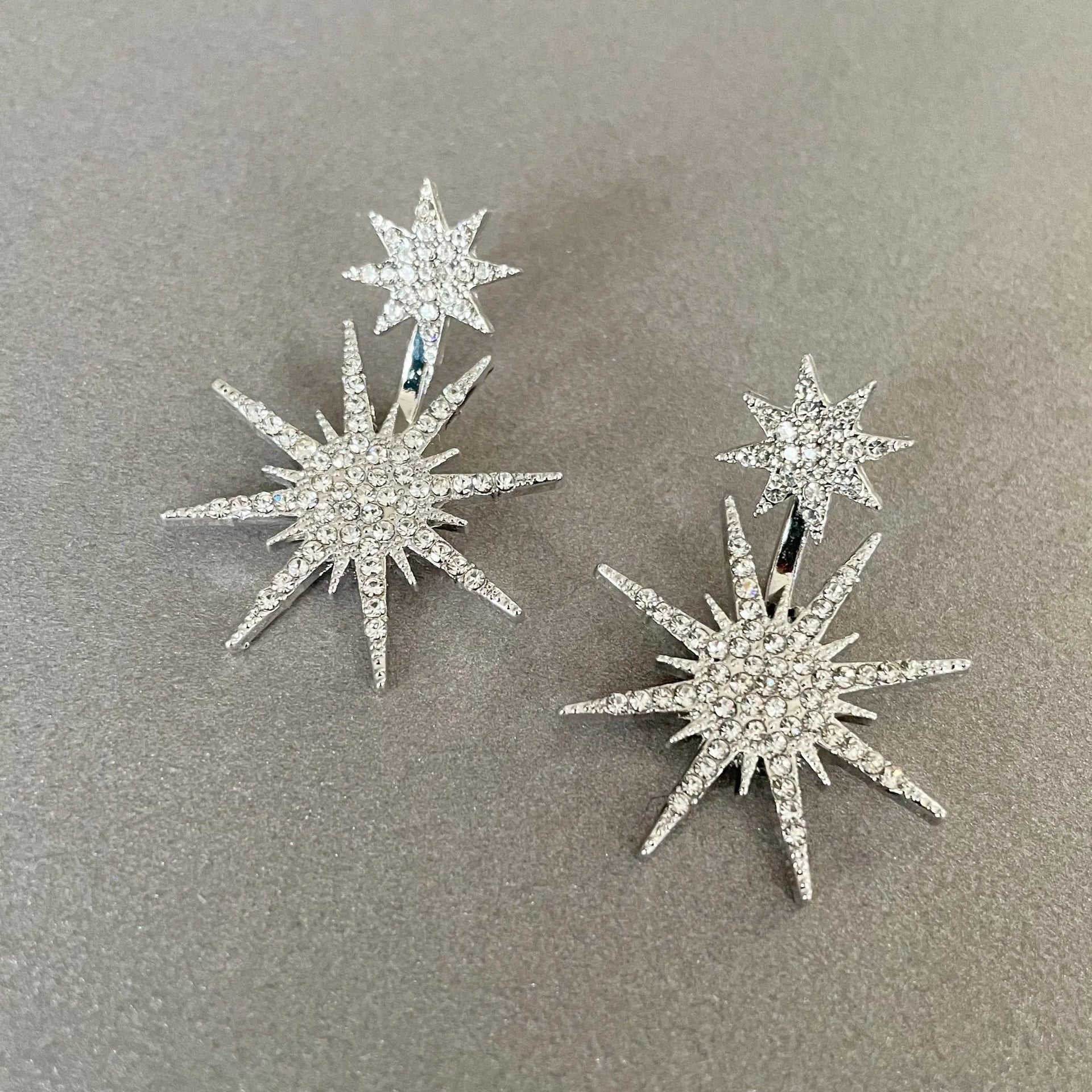 Aura Crystal Starburst Earrings