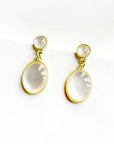 Iris Ivory Tear Drop Earrings