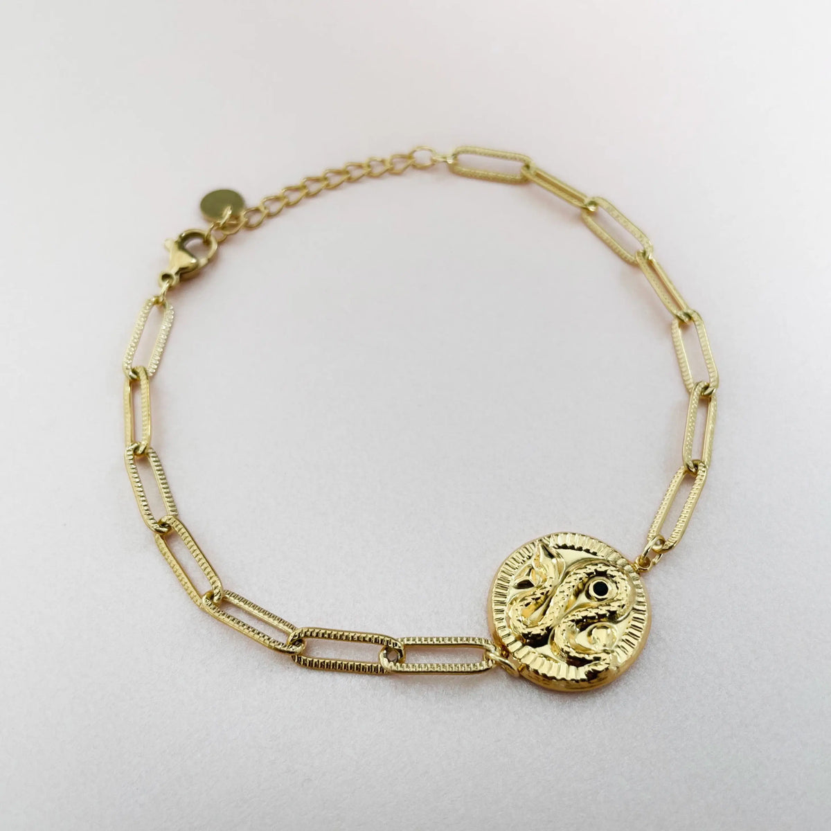 Nalini 18k Plated Snake Bracelet