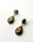 Joyce Faceted Labradorite Drop Earrings