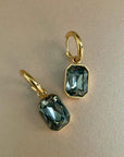 Rani Luxe 18k Gold Plated Smoke Jewel Earrings