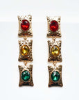 Gabrielle Statement Multi Jewelled Earrings