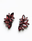 Amalia Rhinestone Flare Earrings