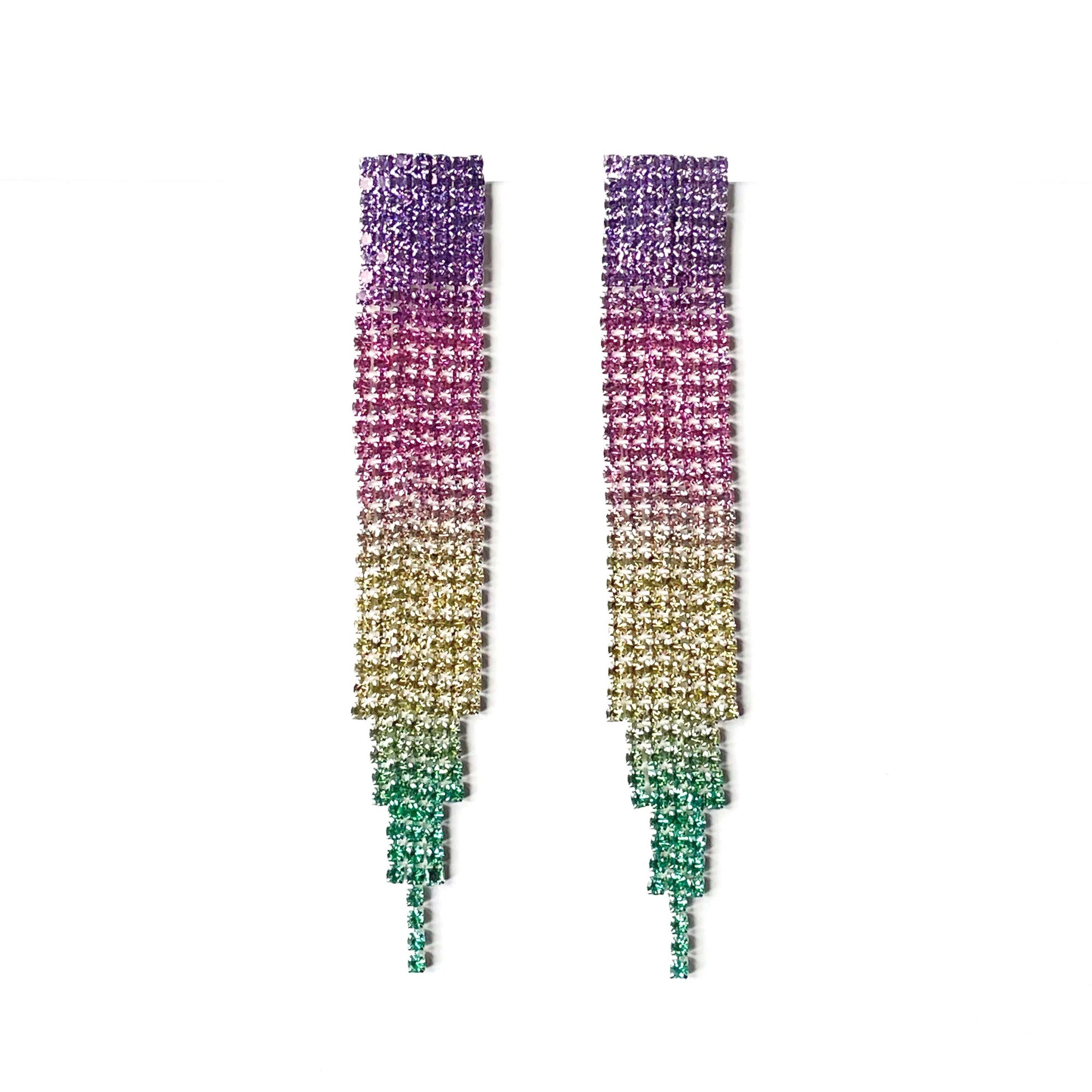 Sienna Ombre Rainbow Drop Earrings