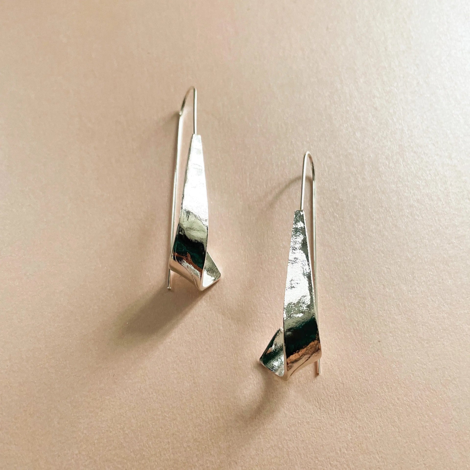 Kimora Tone Spiral Curl Earrings
