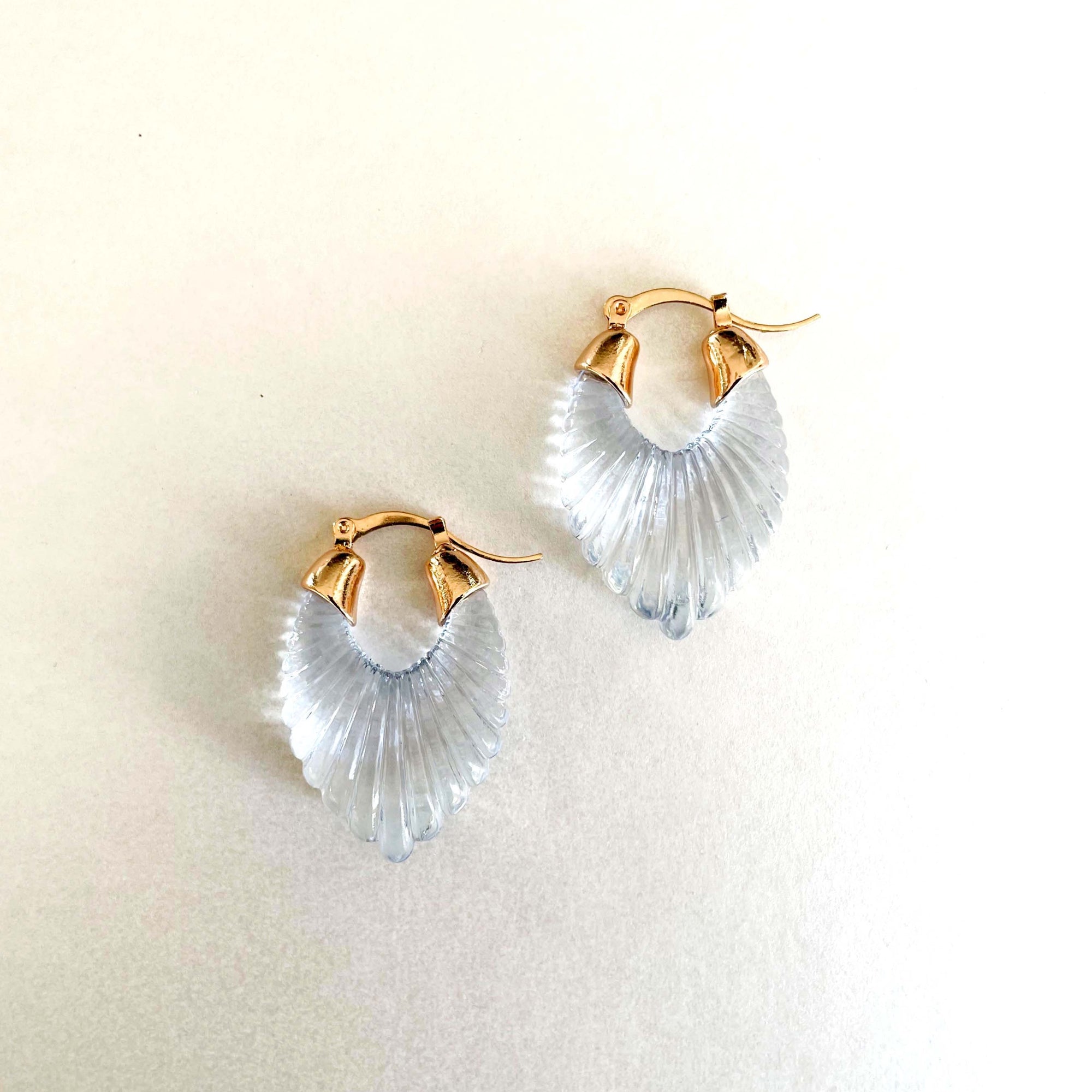 Audrey Sky Hoop Earrings