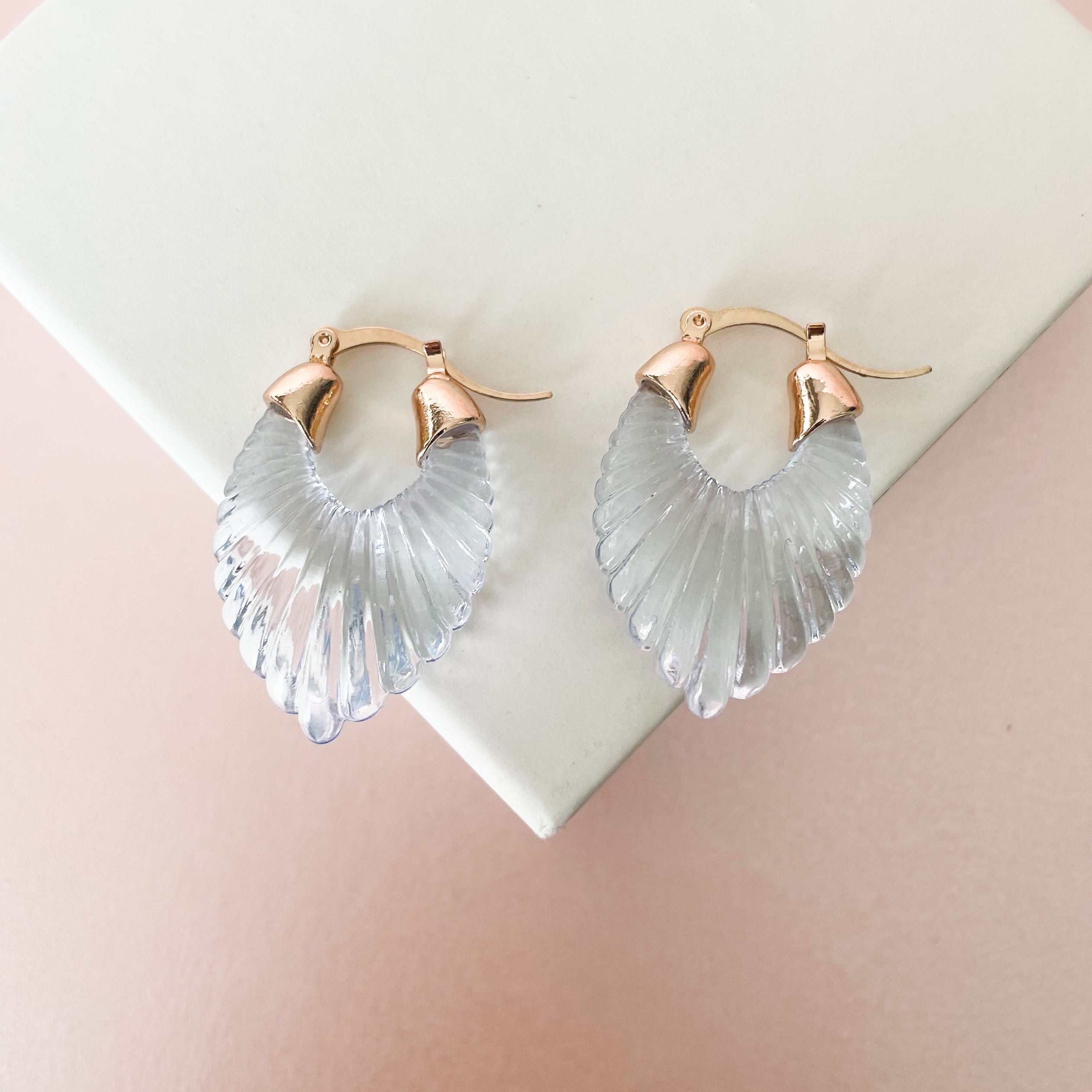 Audrey Sky Hoop Earrings