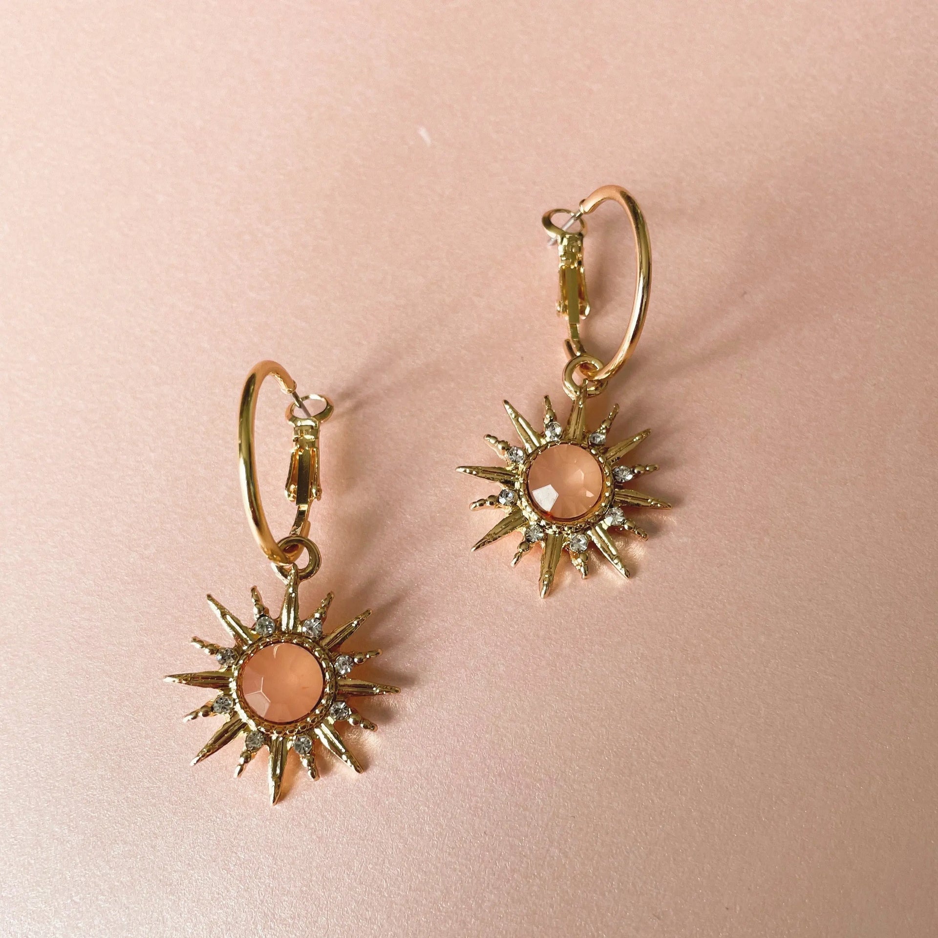 Solina Gem Hoop Earrings