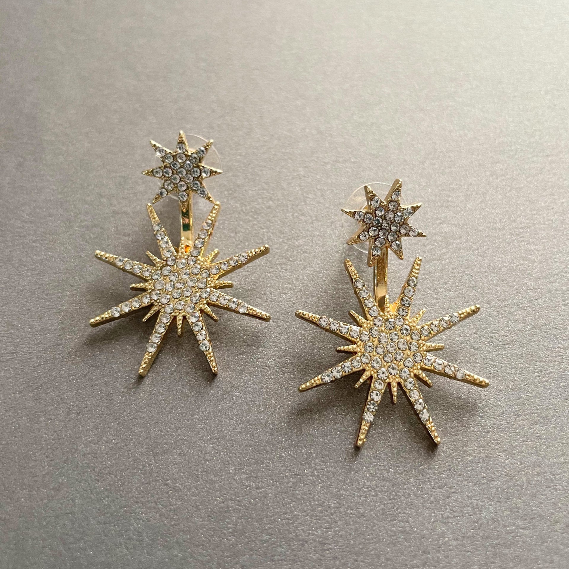 Aura Crystal Starburst Earrings