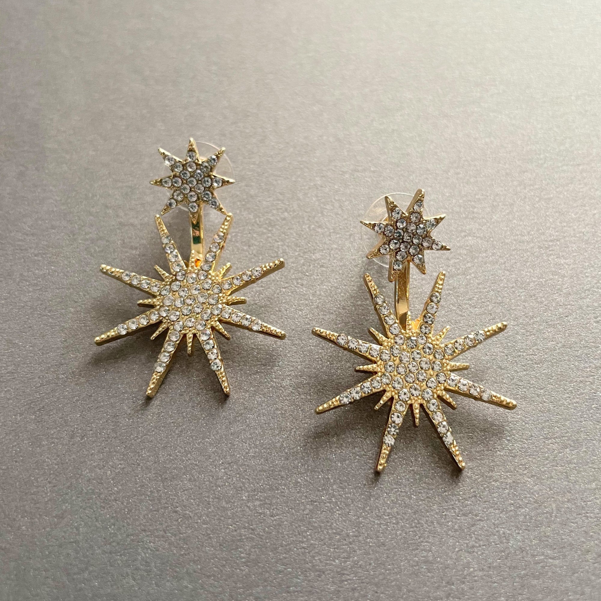 Aura Gold Starburst Earrings