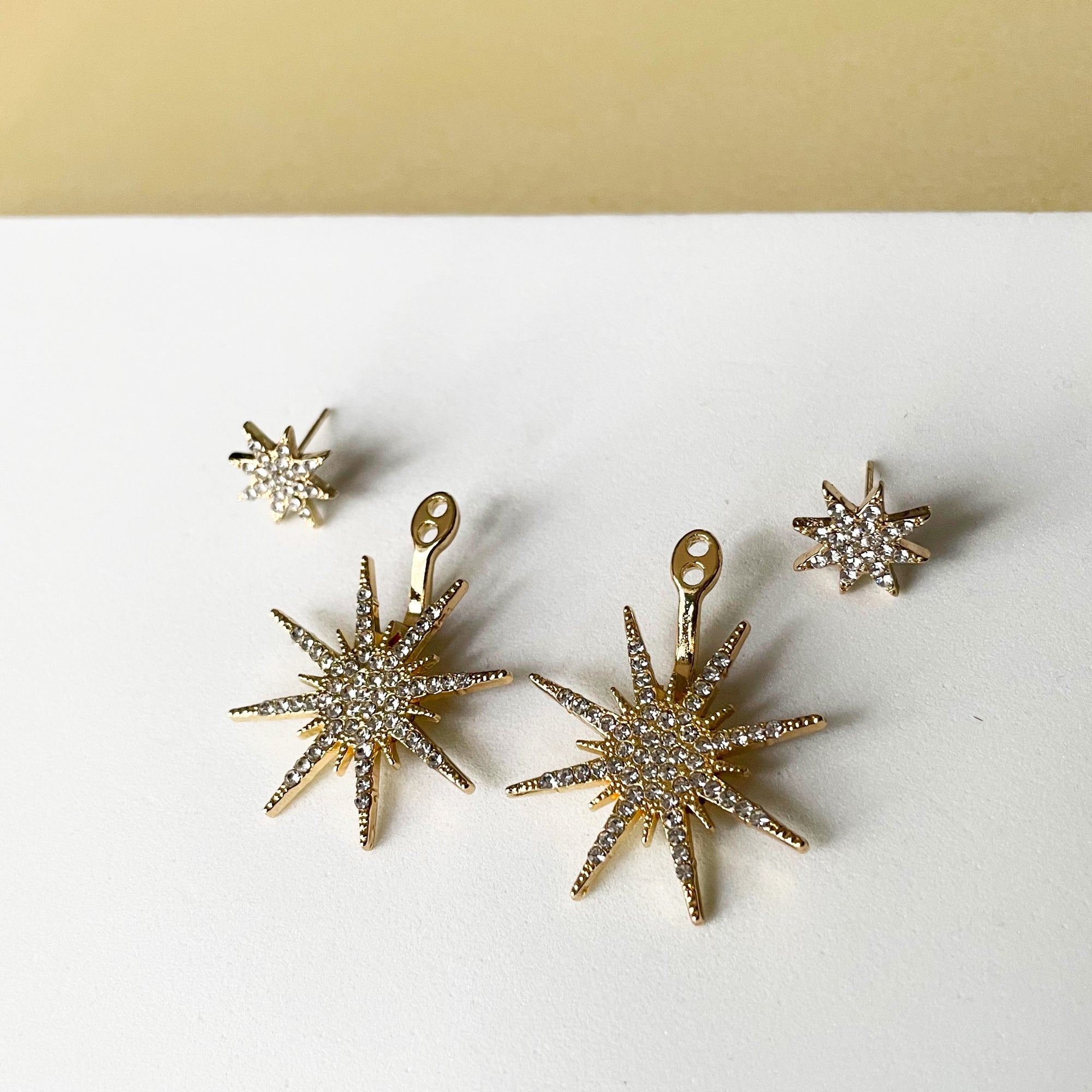 Aura Gold Starburst Earrings