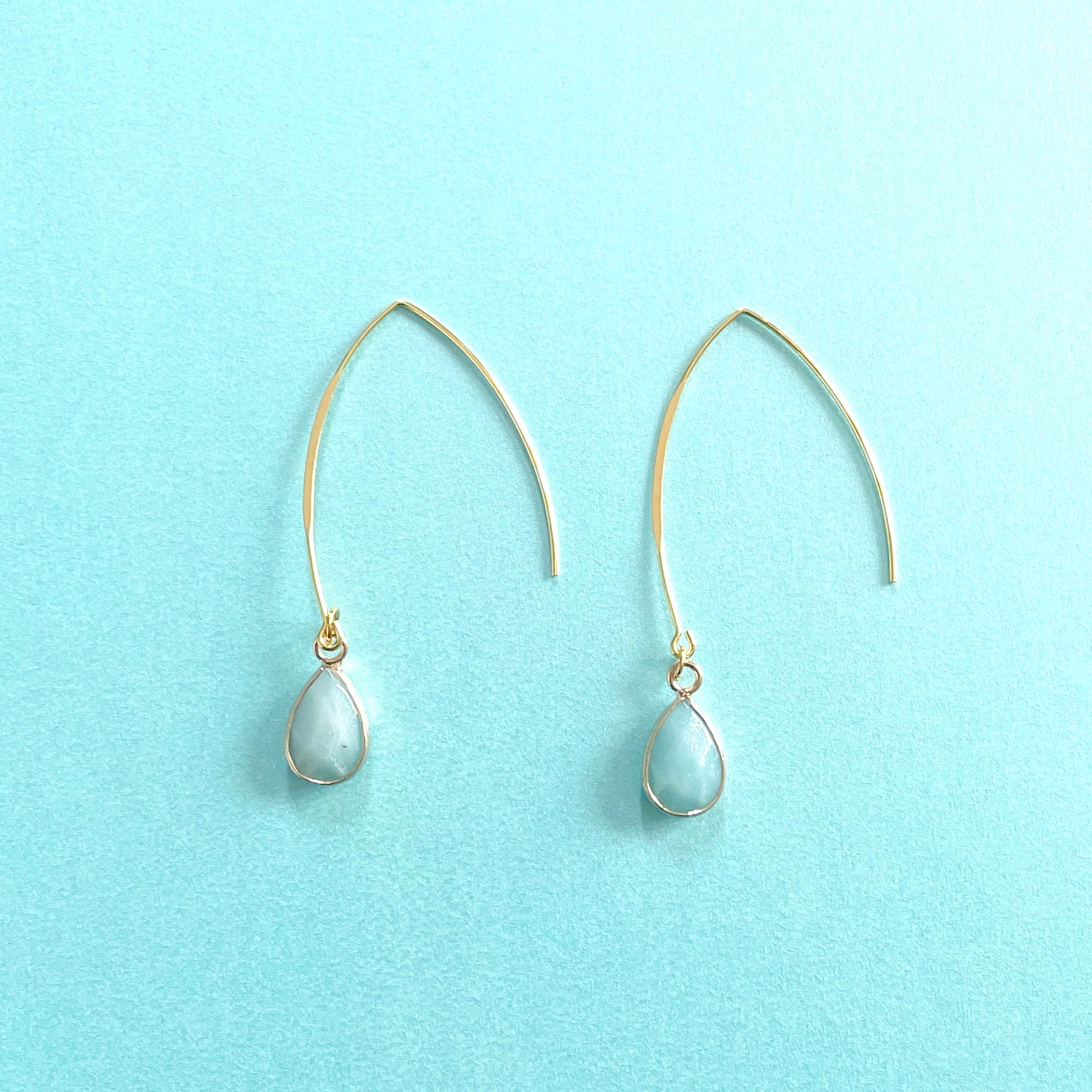 Amazonite Crystal Earrings