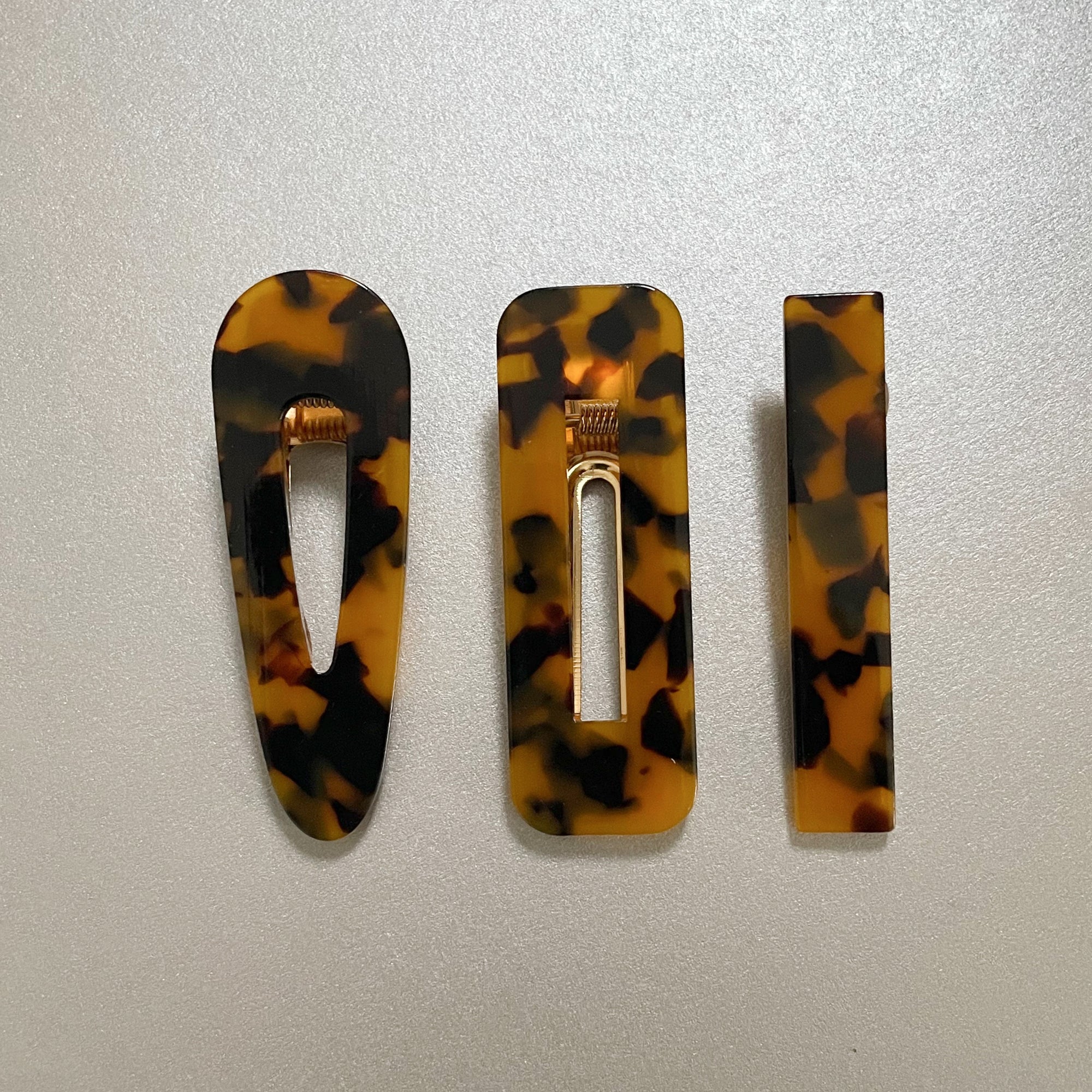 Hema Tortoise Shell Hair Clip Set