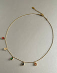Emilia Luxe 18k Gold Plated Jewel Necklace