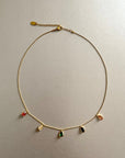 Emilia Luxe 18k Gold Plated Jewel Necklace