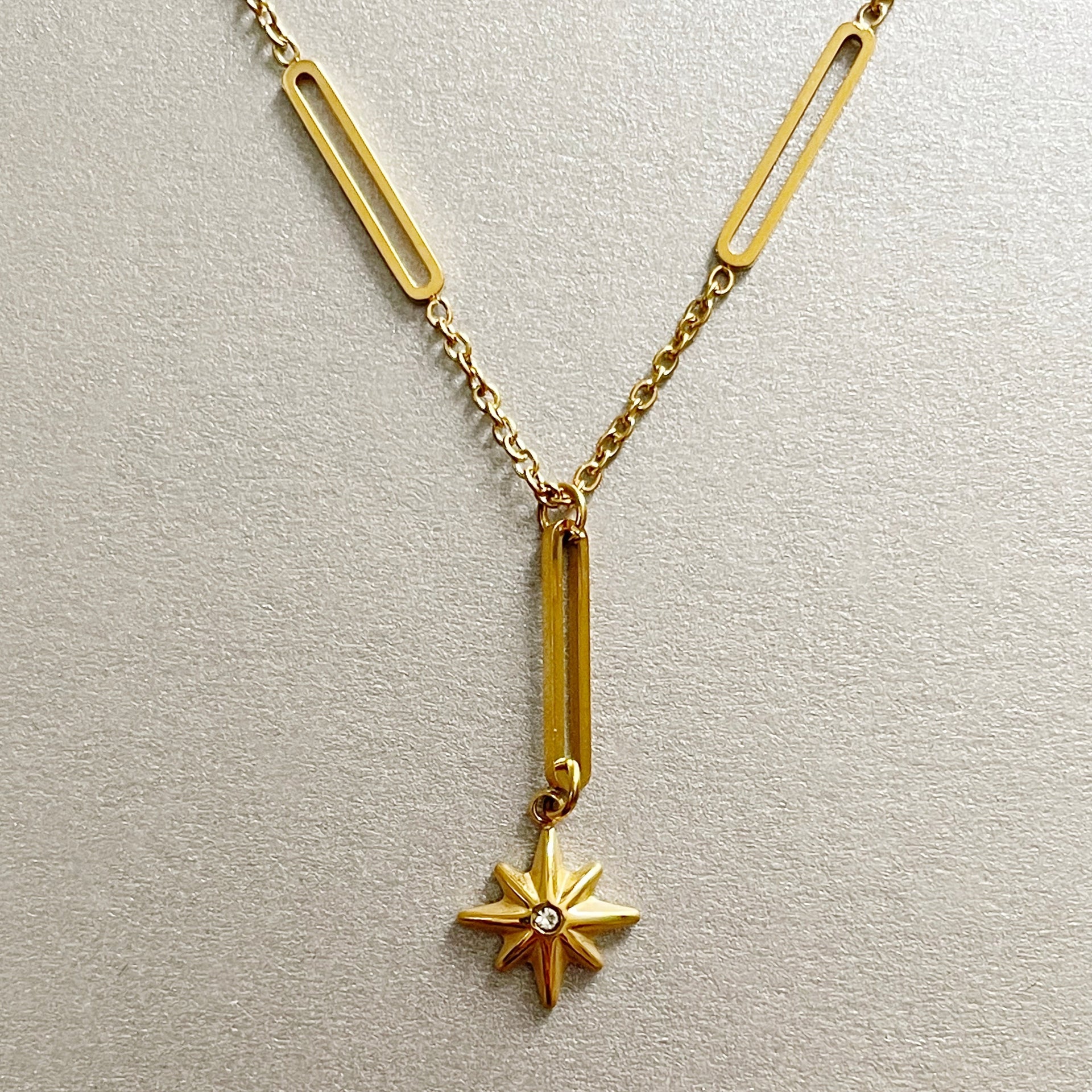 Tara 18k Plated Star Necklace