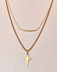 Taliana North Star Double Layer Necklace