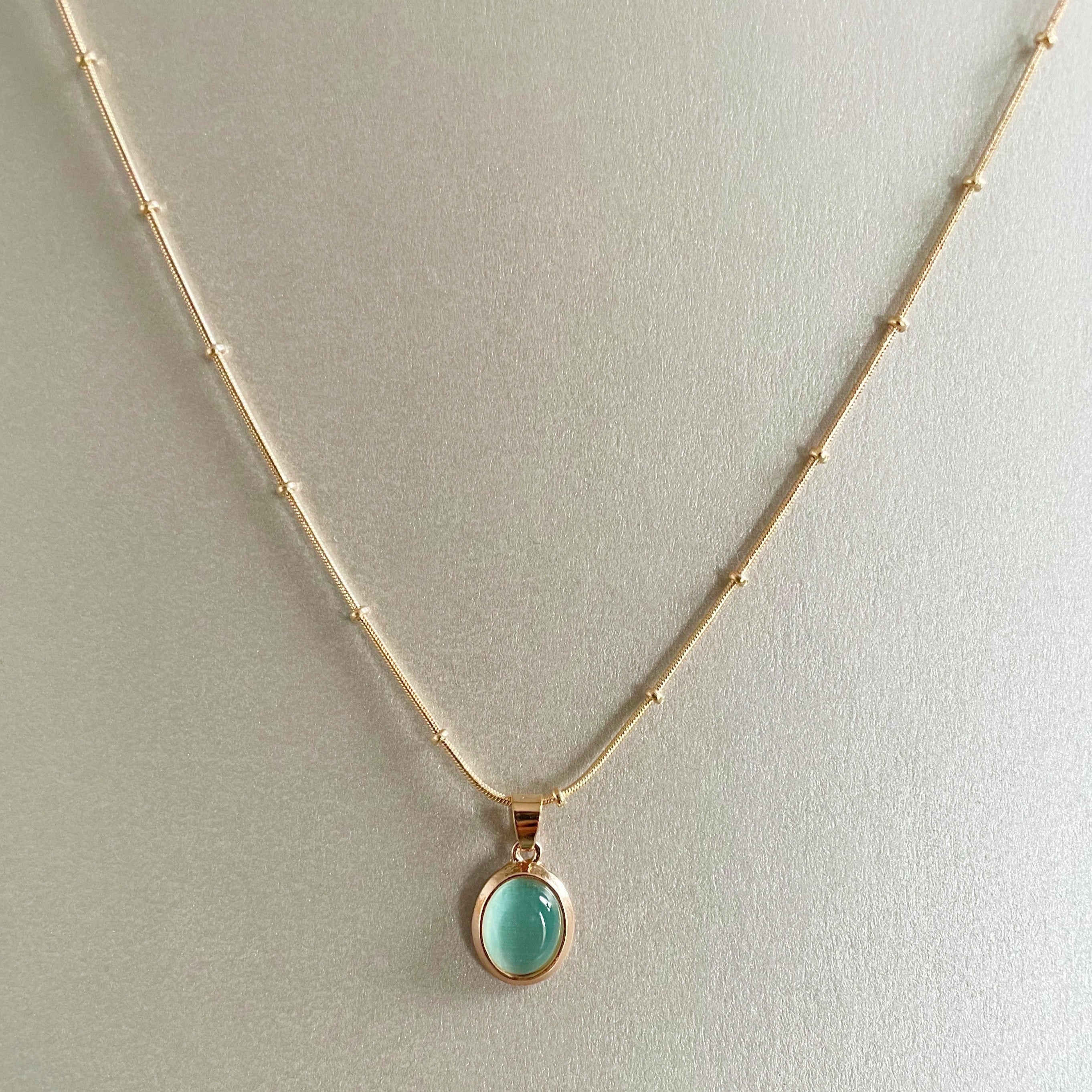 Simi Azure Pendant Necklace