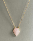 Women's Rose Quartz Necklace 