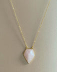 Women's Rose Quartz Necklace 