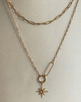 Sahara Luxe 18k Plated Double Layer Necklace