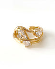 Luciana Gold Statement Jewel Ring