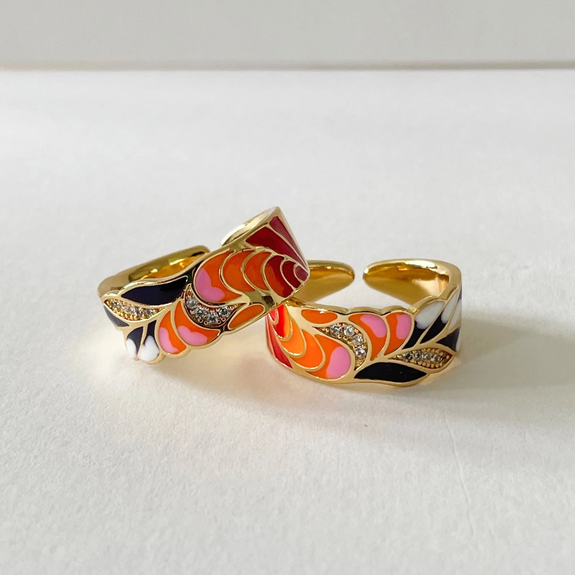 Cerelia Adjustable Enamel Ring
